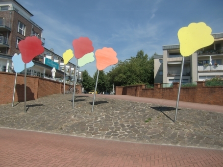 Rees : Rheinpromenade, "Windspiel", von rosalie, Stuttgart